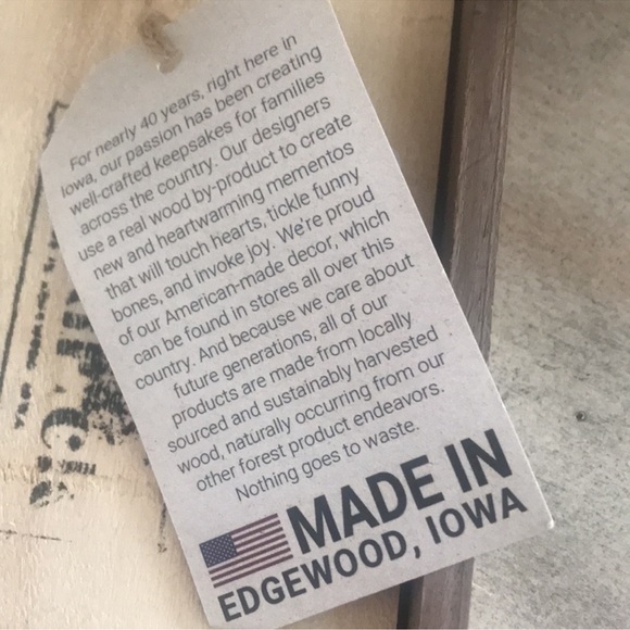 Shabby Chic Cottage Easter Spring Bunny wooden sign - Picture 6 of 9